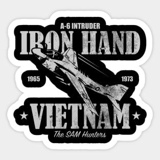 A-6 Intruder Iron Hand (distressed) Sticker